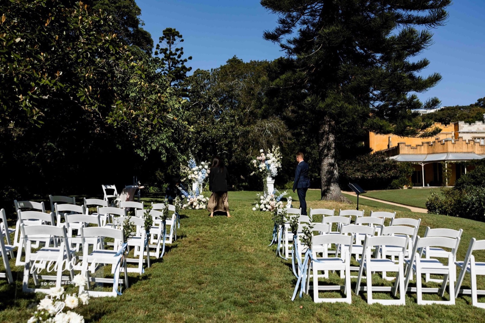 Lone Pine Lawn at Vaucluse House